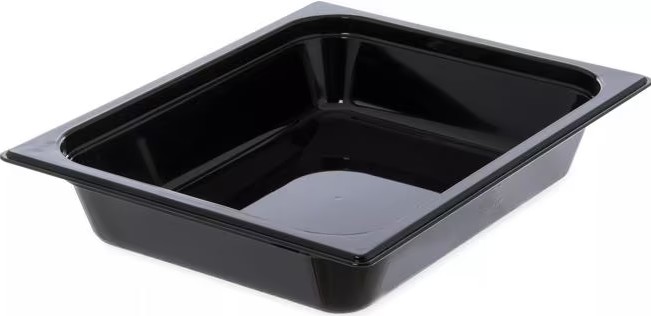 10220B03 Polycarbonate Food Pan 65mm Deep - Black