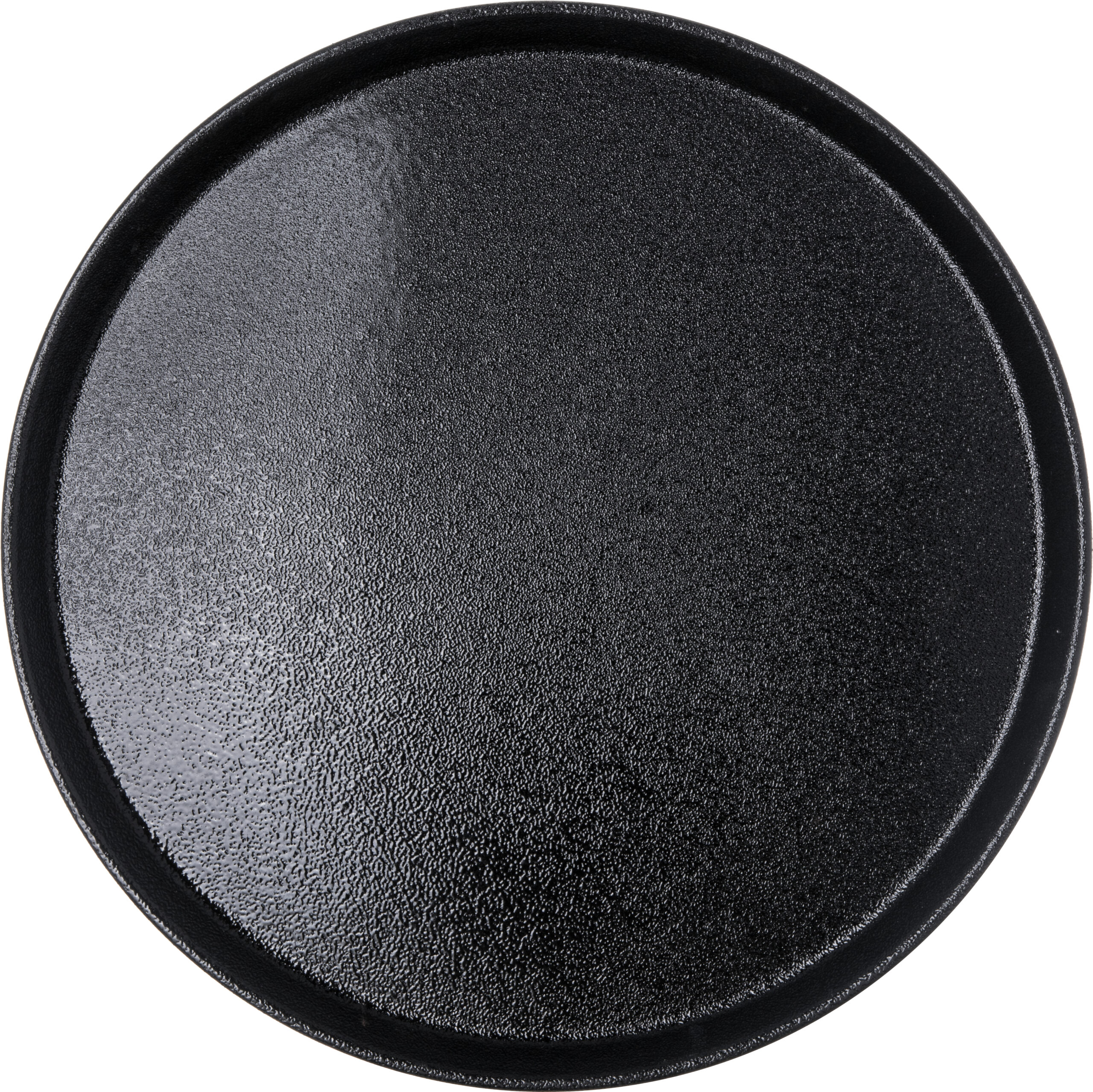 1600GR2004 GriptiteTM 2 Round Non-Skid Tray 400mm in Black specially designed stain & odour resistant