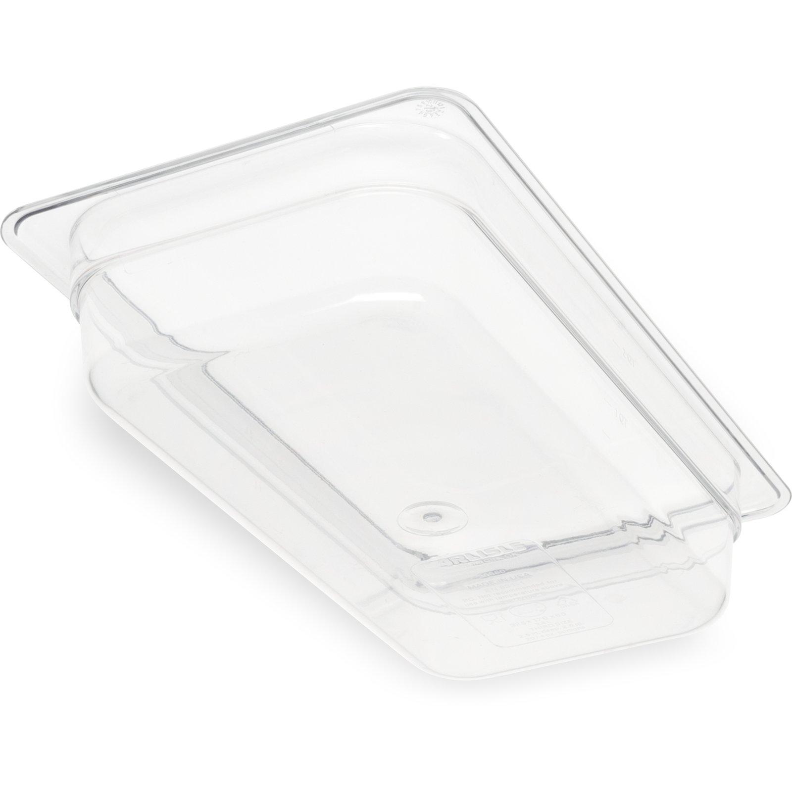 3066007 - StorPlus™ Polycarbonate Food Pan 1/3 Size, 65mm Deep - Clear