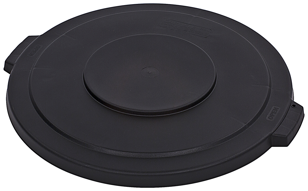 34103303 Carlisle Bronco Black Round Waste Bin Lid to suit 121L Bronco Waste Bins 571mm x 54mm
