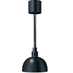 DL-750-RL Bold Black Hatco Decorative Heat Lamp Retractable Cord Adjusts between 787mm & 1765mm