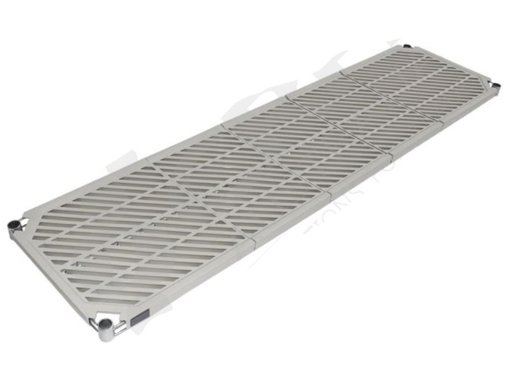 Single Plastic Mat Shelves - 610 Deep