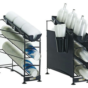 C8500S San Jamar Optional Straw Caddy for Wireworks Cup Dispensers
