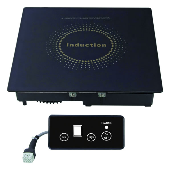 Y1000NT Yellow Induction 1000watt Drop In Unit with Remote Control 360mm x 380mm x 100mm 10amp plug